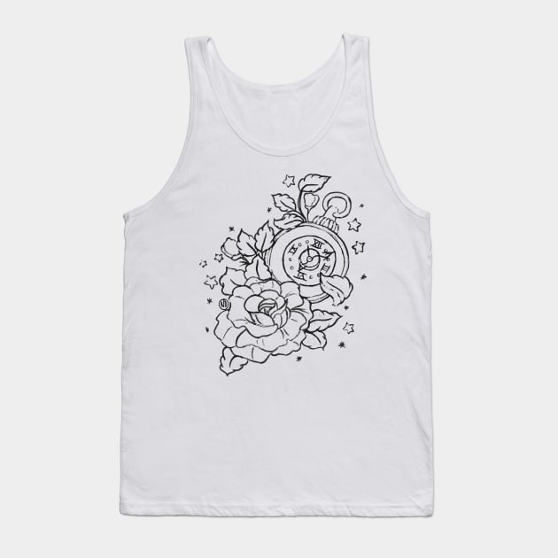 Clock Tank Top by Polkadotdreamer